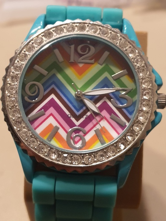 Accessories - 🦋10/$20🦋 Silver/Blue Silicone Women's Watch